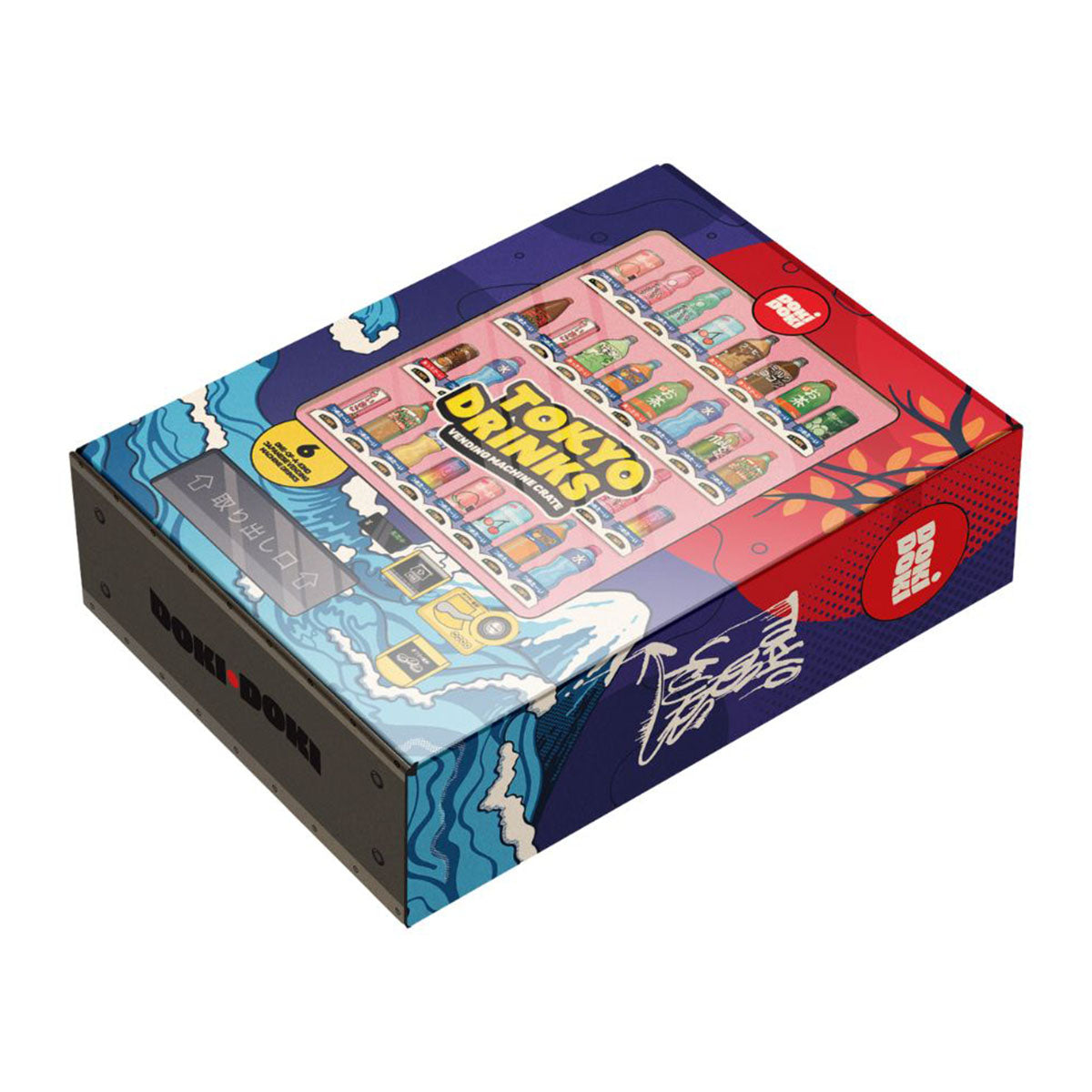 Doki Doki Drinks Vending Machine Crate (6 pcs) Case of 12