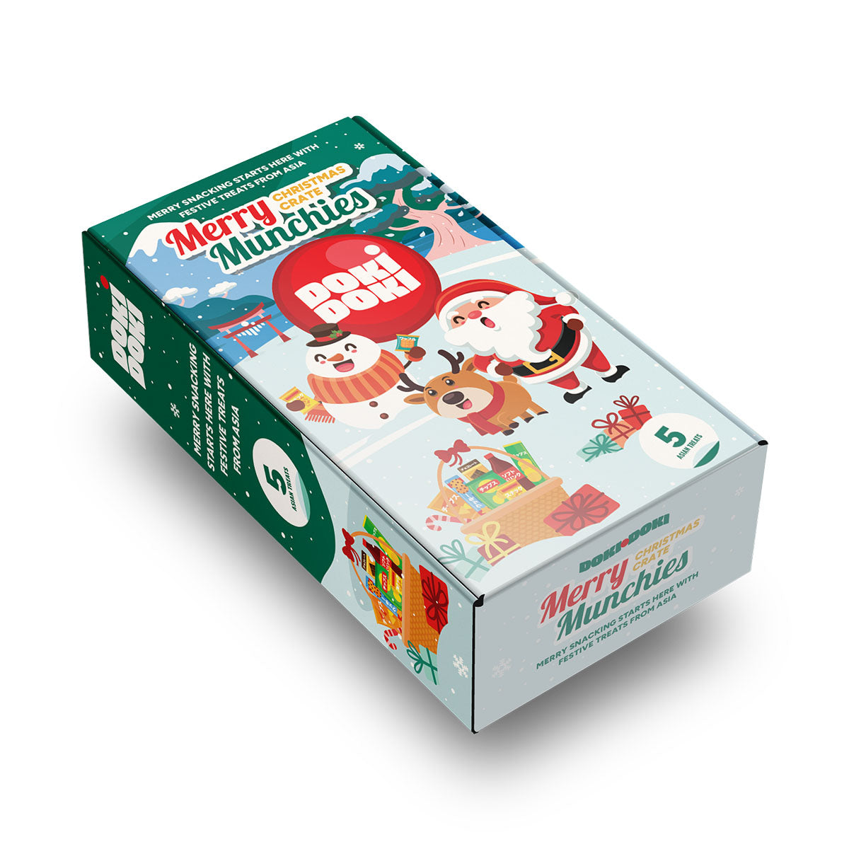 Merry Munchies, Christmas Crate (5 pcs) Case of 12