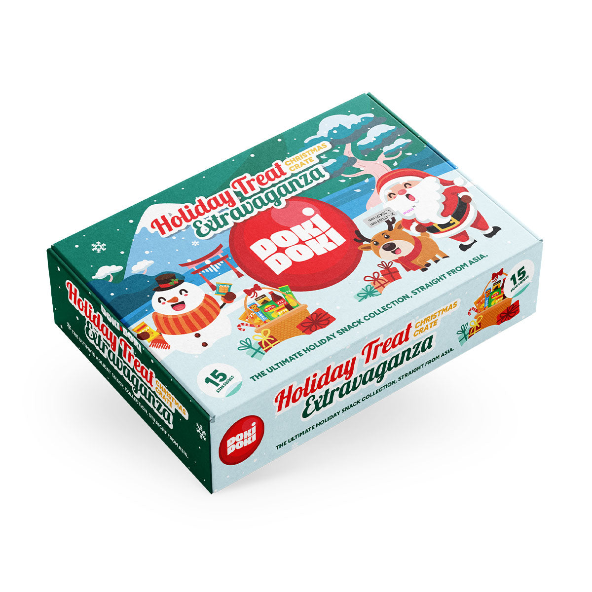 Holiday Treat Extravaganza, Christmas Crate (15 pcs) Case of 8