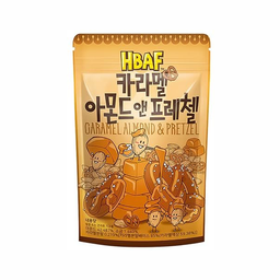 HBAF Korean Style Almonds & Pretzel: Caramel Case of 20