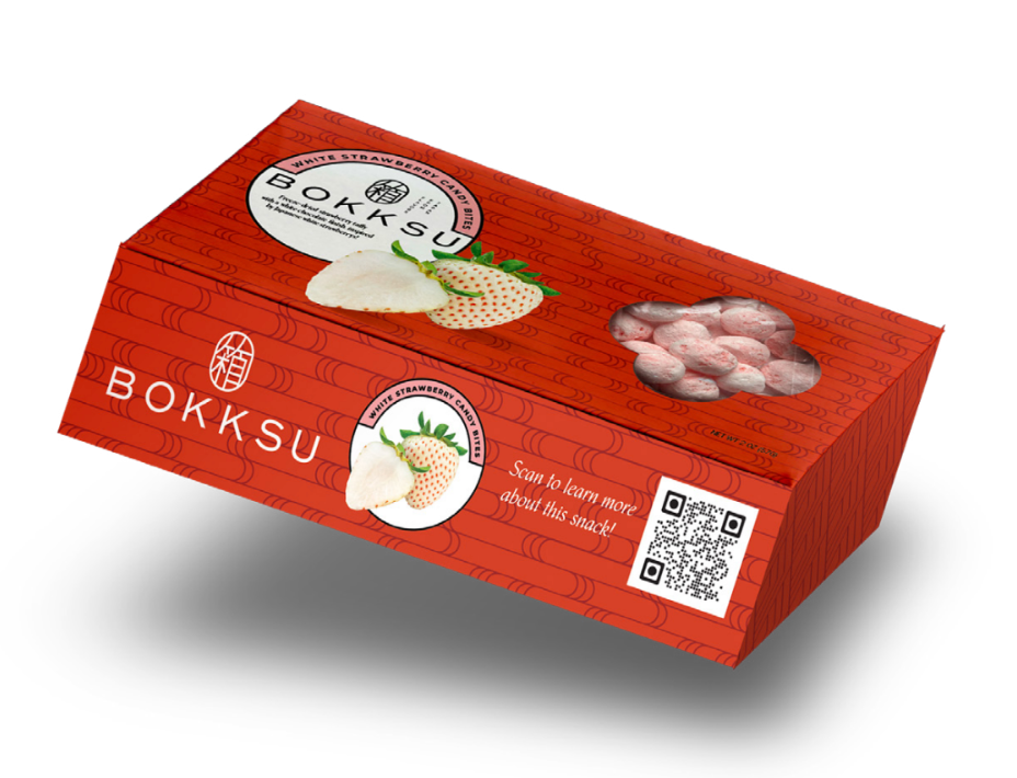 Bokksu Candy Bites: White Strawberry (10 pcs) Case of 24