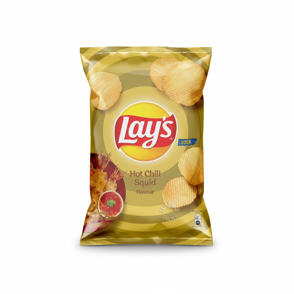 Lay's Chips: Hot Chili Squid (48g) Case of 48