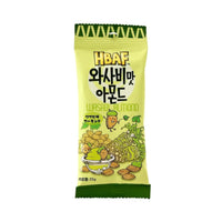 HBAF Korean Style Almonds: Wasabi Case of 72