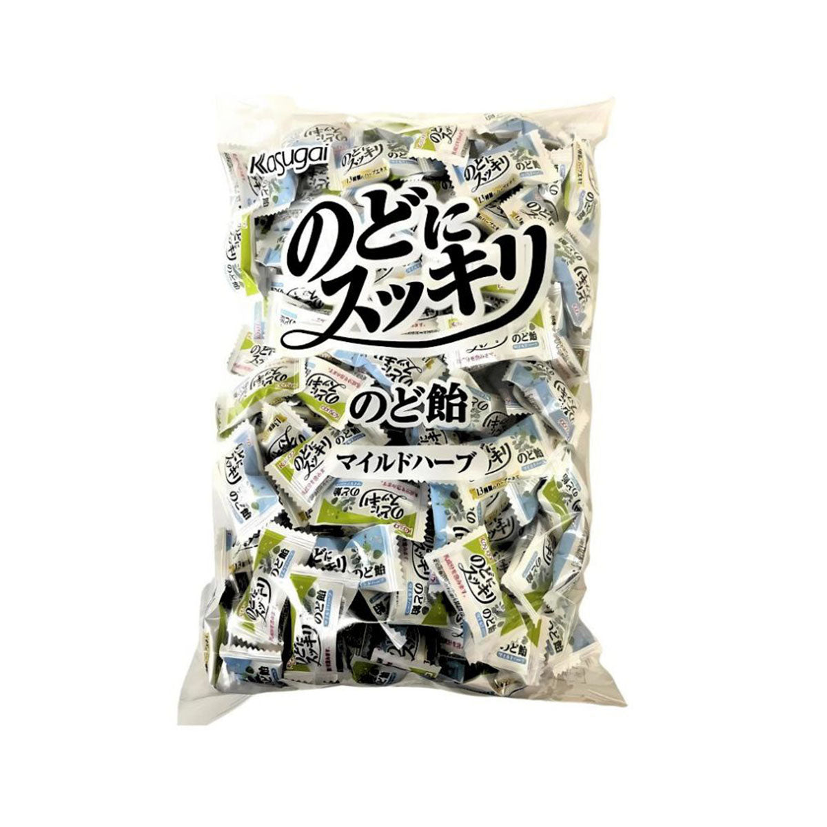 Kasugai Fresh Throat Candy: Herbal Milk (1 kg) Case of 10