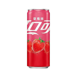 Coca-Cola Coke Can: Strawberry (330 ml) Case of 24