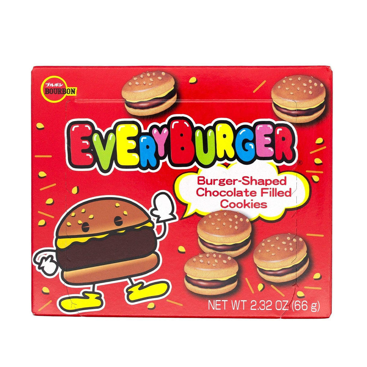 Bourbon Burger-Shaped Cookies: Chocolate Case of 80