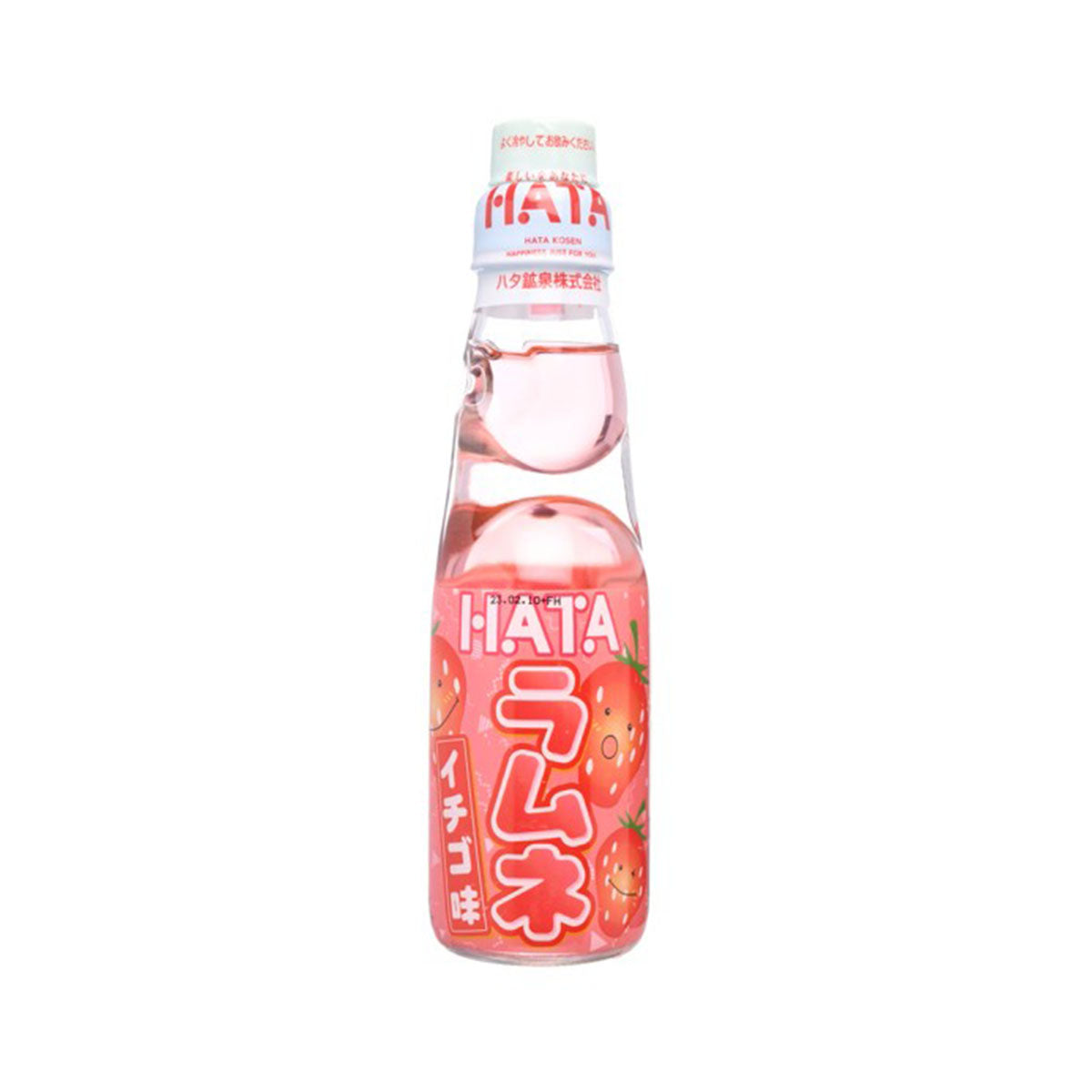Hata Ramune Soda: Strawberry (200 ml) Case of 30