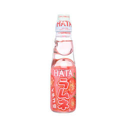 Hata Ramune Soda: Strawberry (200 ml) Case of 30