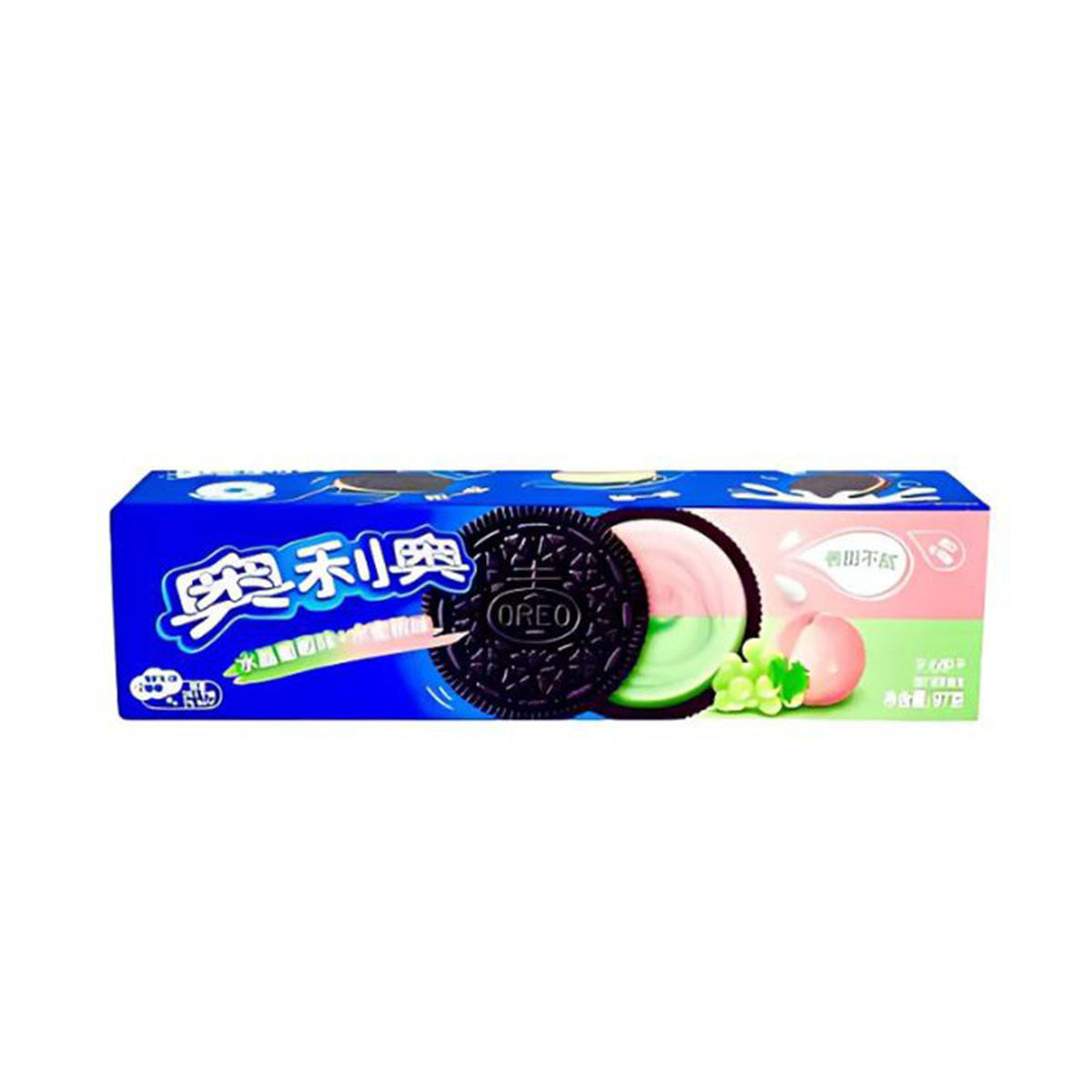 Mondelez Oreo Sandwich: Grape & Peach (97g) Case of 24